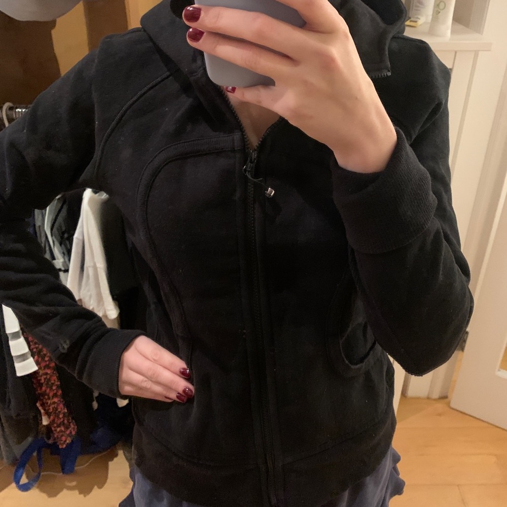Lululemon black zip up! Great condition!